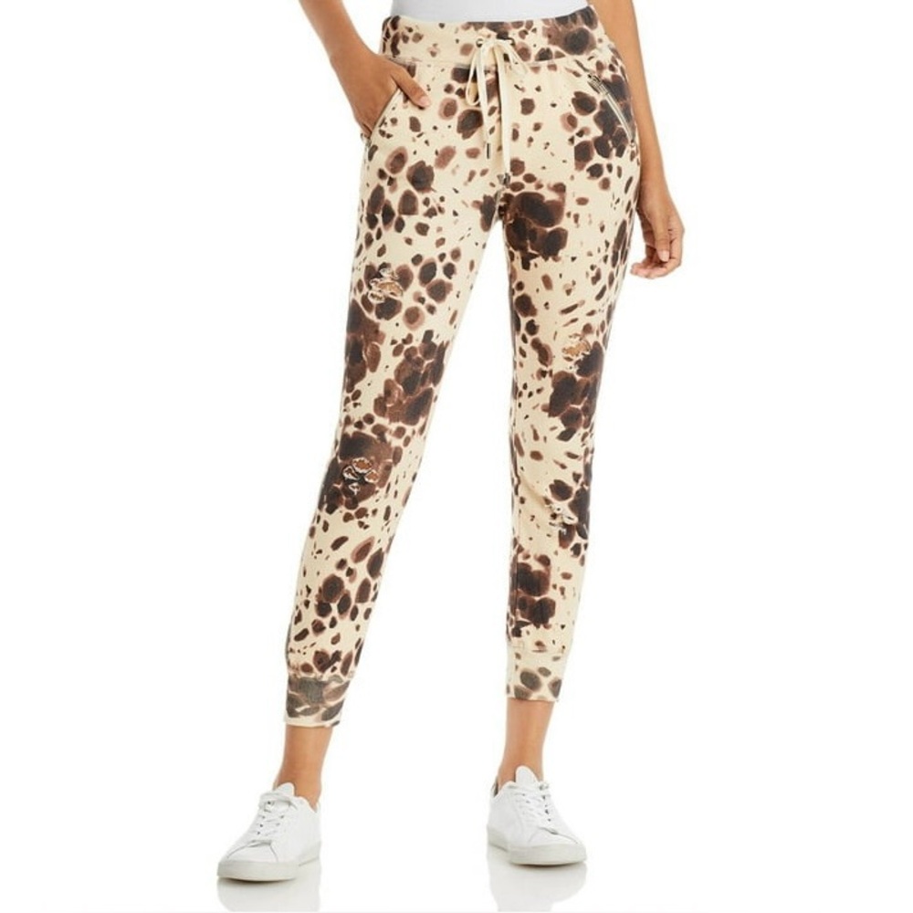 N:PHILANTHROPY || Destroyed Pocketed Sweatpant in Gravity Moon Splat - SZ XS